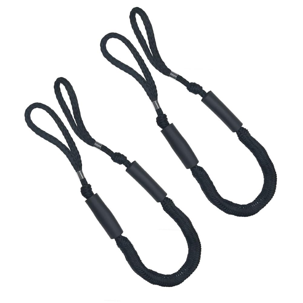 Cuerda náutica, 2 Piezas de Cuerdas elásticas Amarre for Botes Marinos(Red Blue Black)