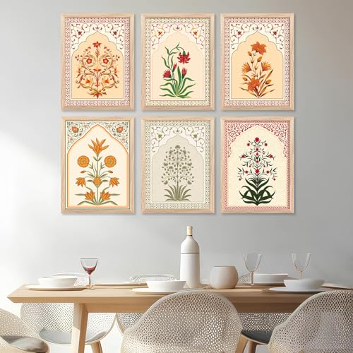 Image of ARTIFLY - Kalamkari Life tree framed wall Painting | for Living Room Bedroom Office Room Decor - Premium Digital Paintings with Frame for Wall Decor (Design 3, 13x17 inch, Standard Packaging)