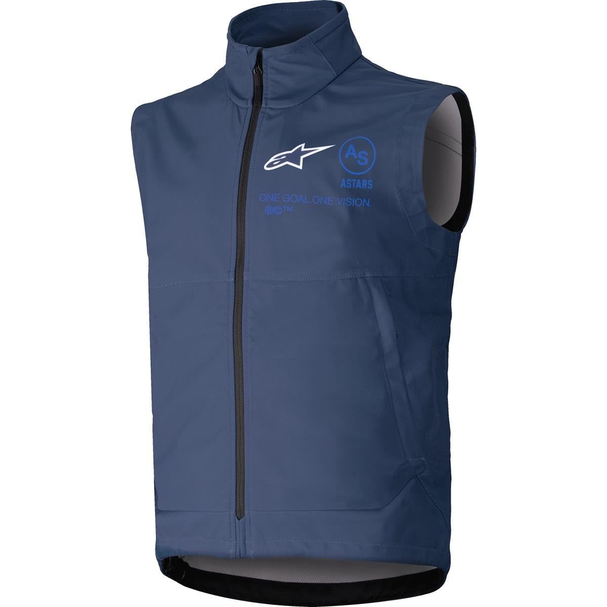 Alpinestars Unisex Navy Techstar Softshell Vest, Xl