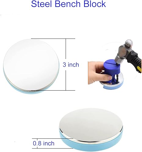 Miniatura 5 de Kit de estampado de metal, sellos de números, juego de punzones de letras para metal con 73 sellos de números de metal de 180.118 in para metal,