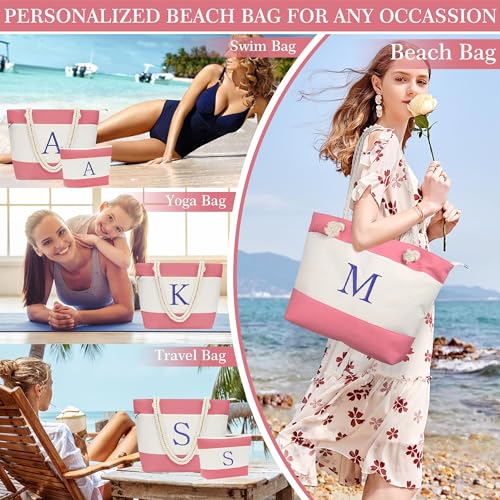 Bolso Tote de Lona para Playa para Mujer miniatura 6