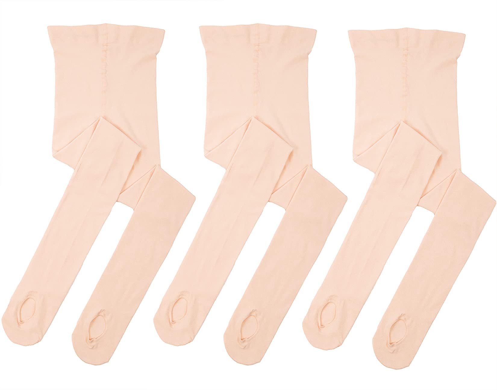 MdnMd - Mallas de ballet para niñas y mujeres, ultrasuaves, convertibles, mallas de transición para niños y adultos, S