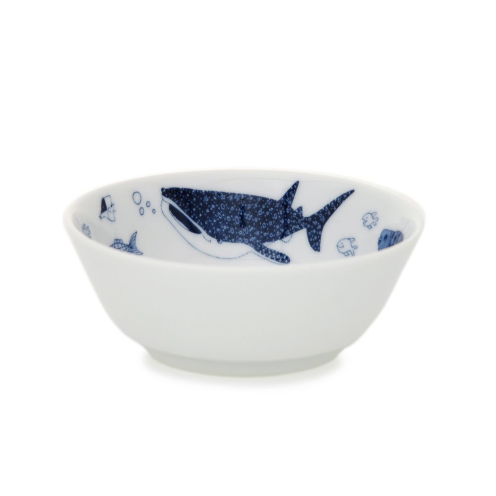 Natural69 【 Hasami Ware 】 Cocomarine Bowl S Large Marine Life / Natural 69 Hasami Ware Tableware Cocomarine Small Dish Microwave Dishwasher Compatible Made in Japan Stylish Cute Scandinavian Japanese 