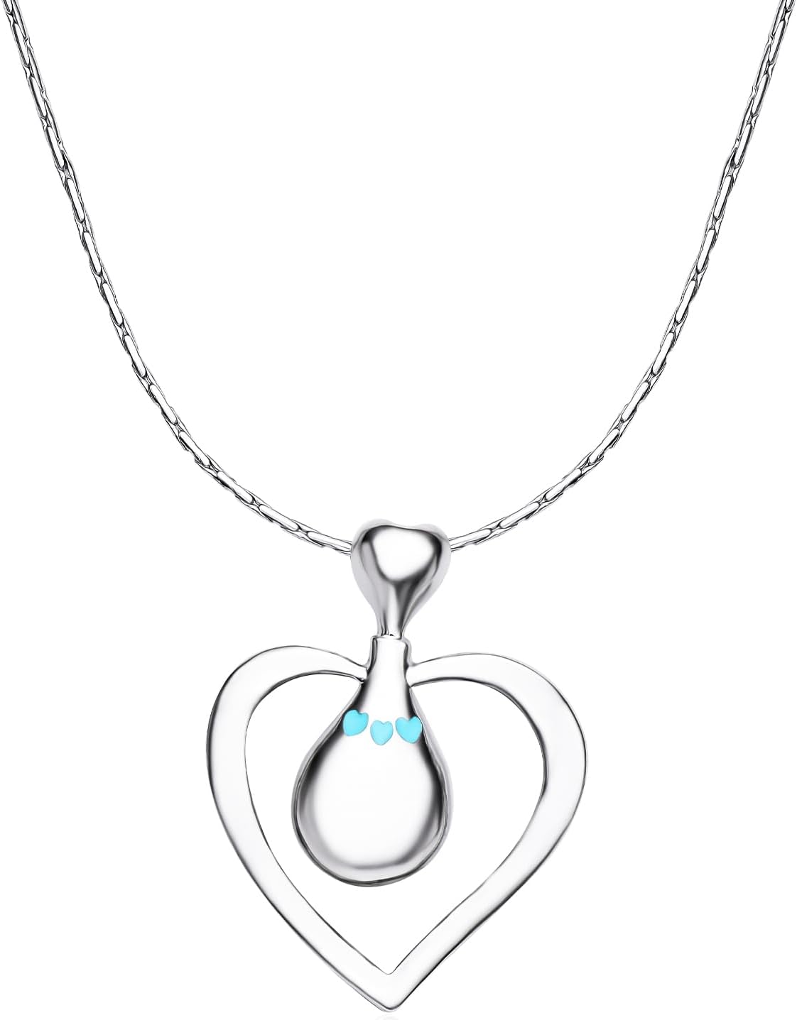 Bloom Necklace Bloom Fairy Dust Necklace Cosplay Winx Enchantix Pendant Jewelry Stella Bottle Necklace for Women BFF Gift Silver