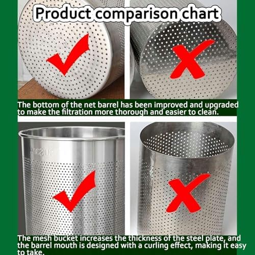 Stainless Steel Fruit Press 12/22/36L - Manual Hydraulic Cider & Wine Maker, Household Juicer for Fresh Juice, Perfect for Cider, Wine & Fruit Extraction