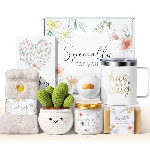 Self Care Get Well Soon Gifts Basket for Women, Birthday