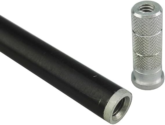 SHARROW Aluminum Inserts Archery Aluminum Arrow Inserts for OD 8.8mm ID 7.6mm Arrow Shaft Pack of 20