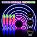 SEEROOTOYS 24pcs Light up Foam Sticks,LED Foam Sticks Wedding Favors Glow Batons with 3 Modes Flashing Effect for Party, Concert,Halloween Party