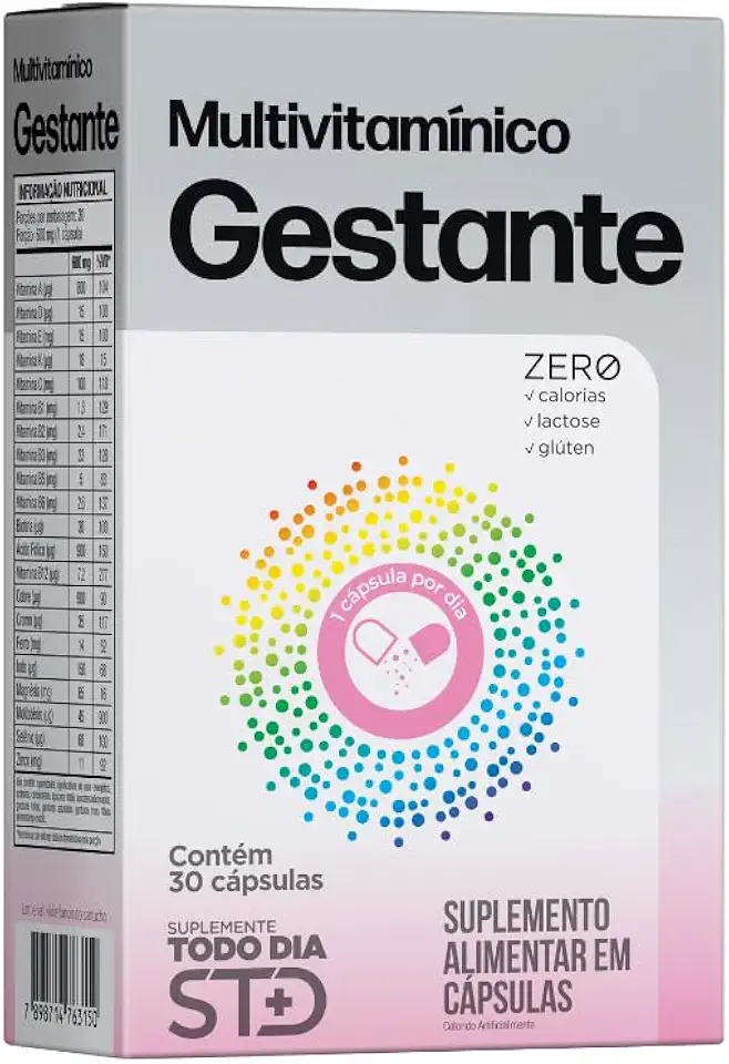 Katiguá, Multivitaminico Gestante, STD, 30 Cápsulas rígidas • 30 doses