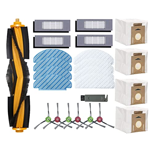 Yeedi Vac 2 Pro Replacement Set - 24 Pcs Accessories for Robot Vacuum - Side Brush, Mop Pad, Filter, Dust Bags