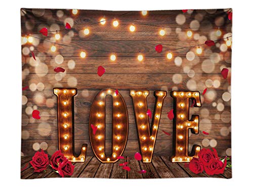 Buy 1 get 1 Funnytree 8x6FT Fabric Love Backdrop Valentine Wooden Board Rose Petals Background Vintage Romantic Wedding Couple Girl Bridal Shower Baby Shower Party Decor Banner Photography Photobooth Prop Gift 🛒 Crazy Deals Funnytree 8x6FT Fabric Love Backdrop Valentine Wooden Board Rose Petals Background Vintage Romantic Wedding Couple Girl Bridal Shower Baby Shower Party Decor Banner Photography Photobooth Prop Gift