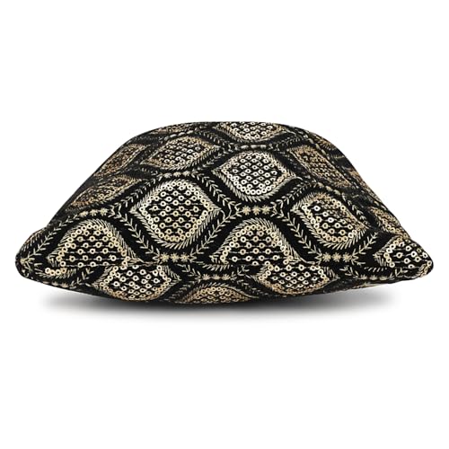 Image of LONGING TO BUY Indian Embroidered Pearl Potli Bag For Women, Sequence Design with Tassel, Wedding Potli Bags