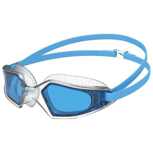 Speedo Unisex Adult Hydropulse Tint-Lens Swim Goggles - Tint & Blue Silicone