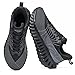 GSLMOLN Walking Shoes for Men Casual Shoes Breathable Lightweight Walking Sneakers for Workouts & Gym Cushioned Flexible Mens Shoes Training Fashion Sneakers Black