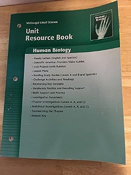 Paperback Science Human Biology Unit Resource Book Grades 6-8 Book