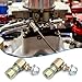 Throttle Disconnect Quick Release Ball Joint, 1/4-28 in Female Thread Steel Linkage Fitting with Spring, Compatible with Throttle Cable Ball End, Steel Carburetor Linkages 2 Pack