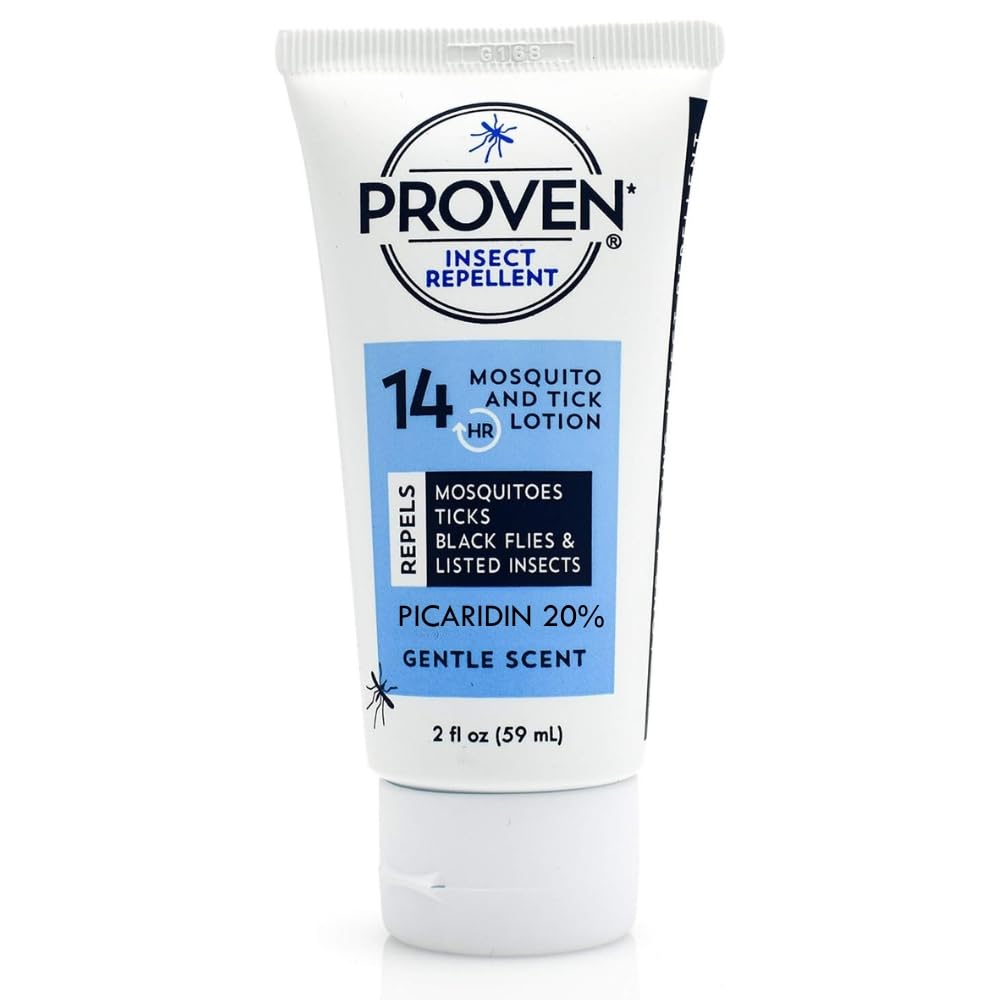 Proven Insect Repellent Lotion – Protects Against Mosquitoes, Ticks and Flies - Gentle Scent - 2 oz