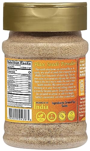 Rani Flax Seeds Powder (Alsi, Linum usitatissimum) 2.6oz (75g) PET Jar ~ All Natural | Gluten Friendly | Non-GMO | Vegan | Kosher | Indian Origin - Image 6
