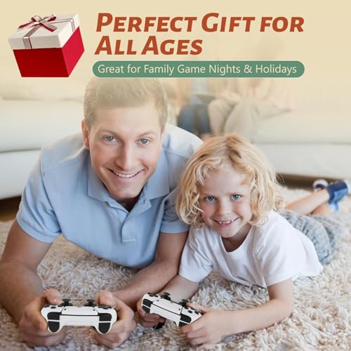 Image of HRYYDS 2026 Retro Gaming Console Pro 4K HDMI with 40,000+ Built-in Classic Video Games - Plug & Play Game Stick for TV with 2 Wireless Controllers | 23 Emulator Support 64GB