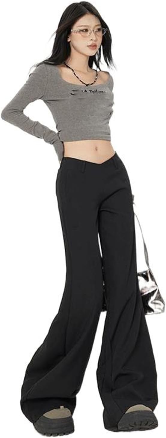 Autumn and Winter American Flare Pants Women's Commuting Suit Casual Pants