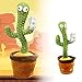 Furado Juguete De Peluche En Forma De Cactus Bailarin, Juguete De Cactus Bailando con 120 Canciones En Inglés, Cantando Y Grabación Interesantes Juguetes Educativos De Educación Temprana