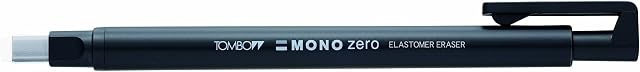 Tombow Mono Eraser Set Includes Zero Rectangle Tip Eraser - Black/ Eraser Refills (Pack of 2)
