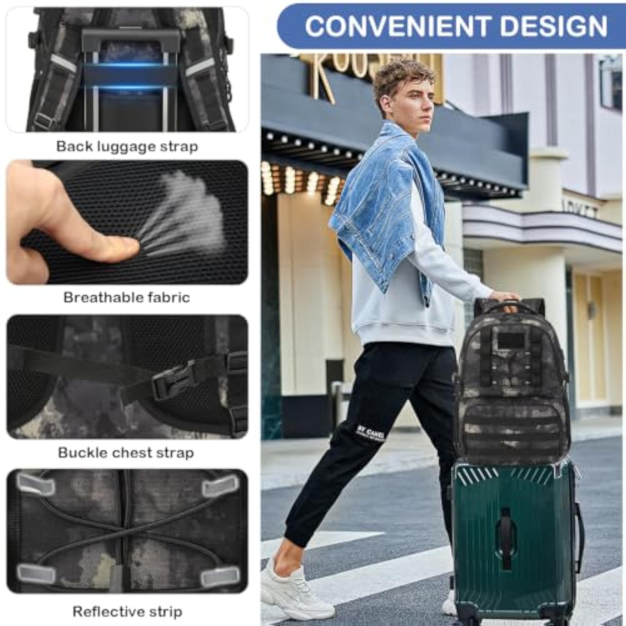 Laptop Lunch Backpack with Insulated Compartment