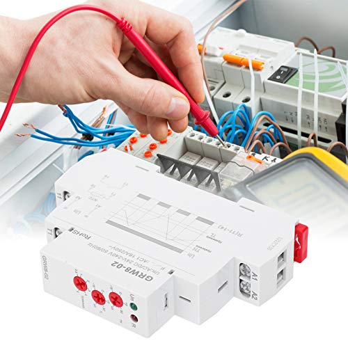 Digital Thermostat Grw8-02 Ac/Dc 24V-240V Temperature Controller Relay Temp Control Monitor With Test Probe L-N Power Terminal Din Rail Installation #TOP3