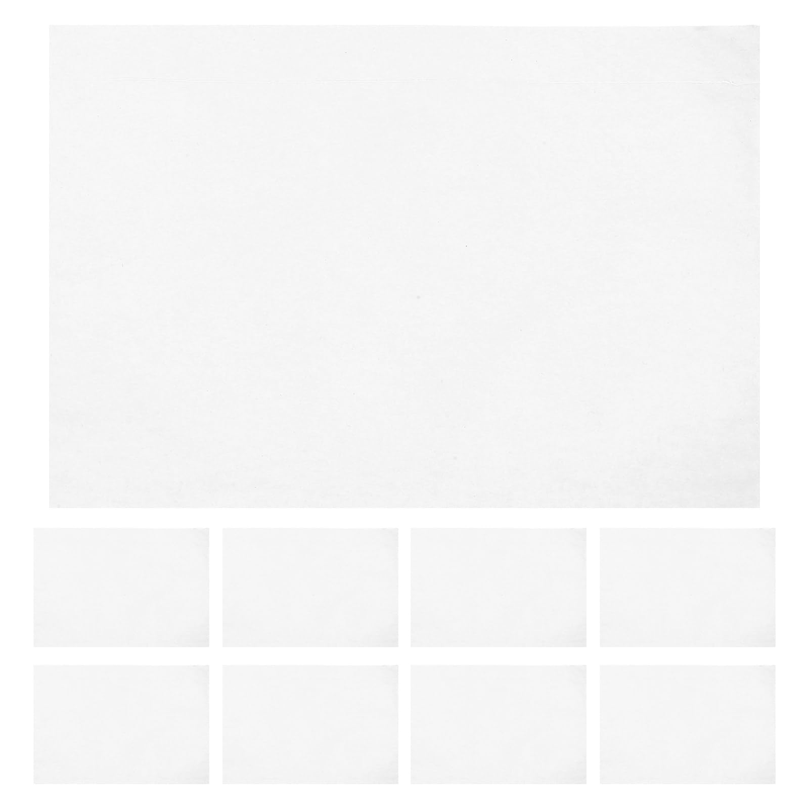 UKCOCO 100 Stück Teiliges Transparente Selbstklebende Versandtaschen Robuste Dokumenten und Lieferscheintaschen für Versand Mailing und Lagerung Widerstandsfähige Kunststoffhüllen für