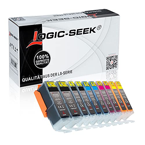 Logic-Seek 10er Set Tintenpatronen – Kompatibel Mit Canon PGI-570 & CLI-571 XL Für Pixma MG/TS Serien