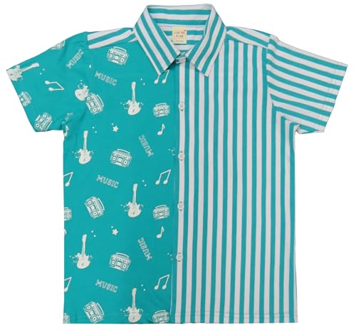Image of Clothe Funn Boys Printed Cotton Half Sleeves T-Shirt & Shorts Set