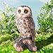 WONDER GARDEN Owl Statue Decor, Outdoor Resin Owl Figurine Sculpture for Home Outside Porch Patio Lawn Yard Decorations or Housewarming Gifts