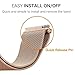 Koreda Compatible with Samsung Galaxy Watch (42mm)/Galaxy Watch Active/Active2 Bands, 20mm Stainless Steel Mesh Loop Replacement Bracelet Strap for Galaxy Watch 42mm/Gear Sport Smartwatch