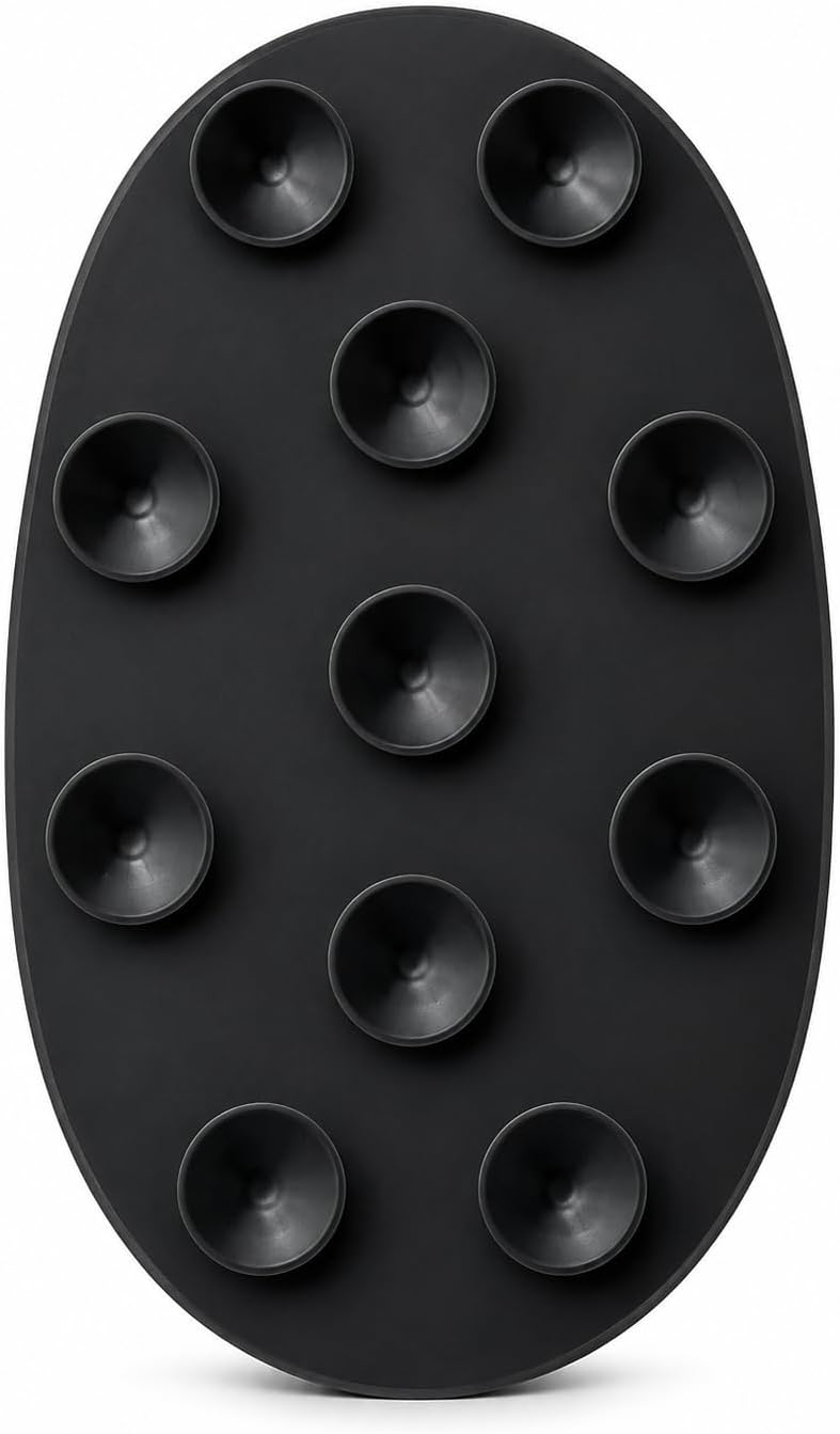 Brecko™ Back Scrubber – Hands-Free Shower Back Cleaner, Wall Mounted Silicone Body Scrubber with Suction Cups for Easy Back Cleaning