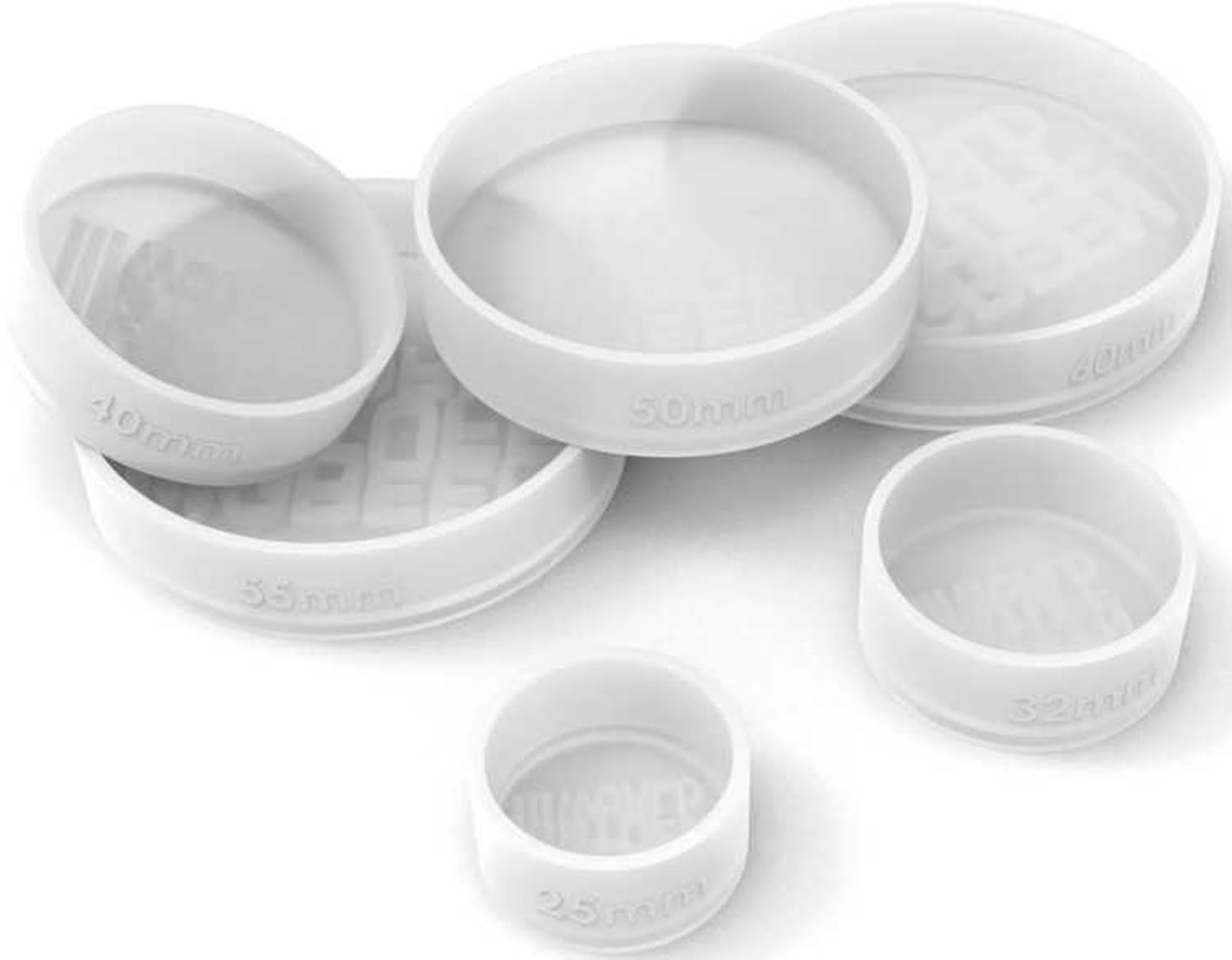Green Stuff World 2140 moules en silicone flexibles pour détails de confinement ronds