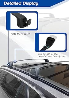 Silent Journey Lockable Roof Racks for Volvo XC90 2015-2025, Less Noise Cross Bars, Off Road Trip Roof Bars Accessories