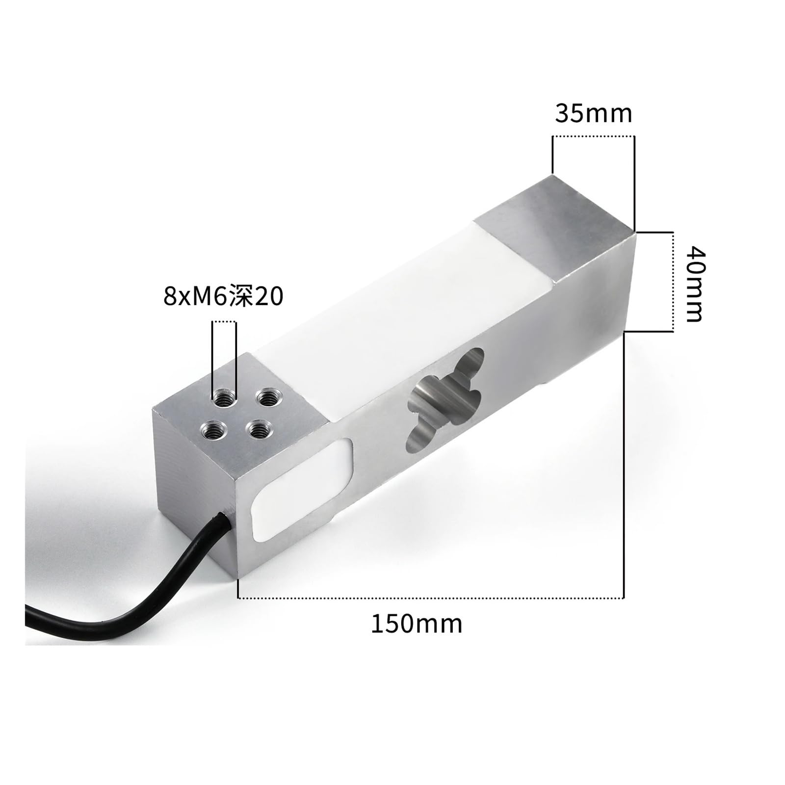 Handheld instrument +single point Load cell, cantilever shear beam loading electronic Force Weight Pressure 100kg200kg350kg(200kg)