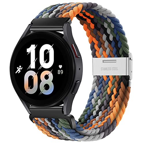Pulseira esportiva de 20 mm compatível com Samsung Galaxy Watch 7 6 5 4 mm e 44 mm/Watch 5 Pro de 45