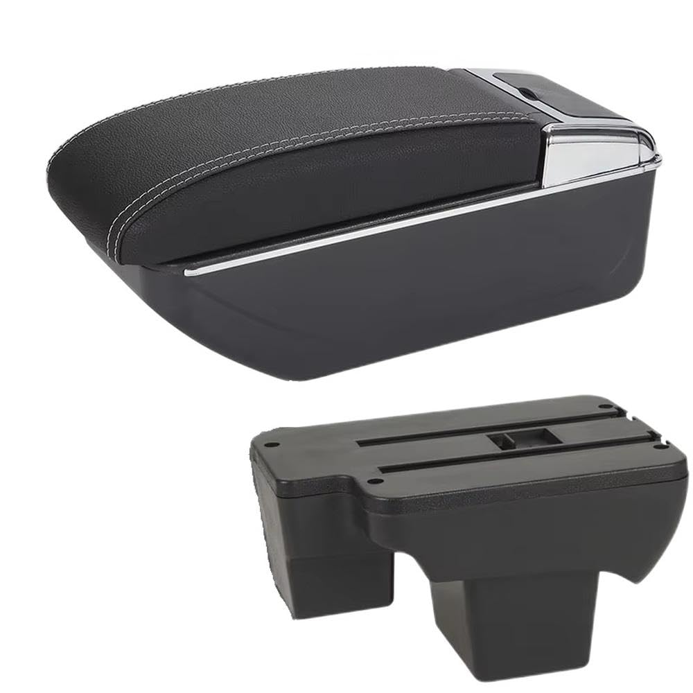 FSOZDBBPL For Polo 2019-2024 Car Armrest Box Storage Box Retrofit Parts Interior Parts