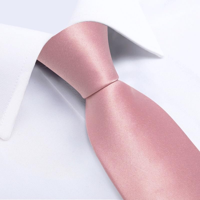 Corbata de seda de 150 cm para hombre con set de accesorios miniatura 6