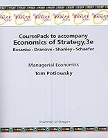 Coursepack to Accompany Economics of Strategy 0471890766 Book Cover