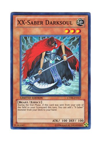 Amazon.co.jp: 遊戯王 英語版 CT08-EN017 XX-Saber Darksoul XX 