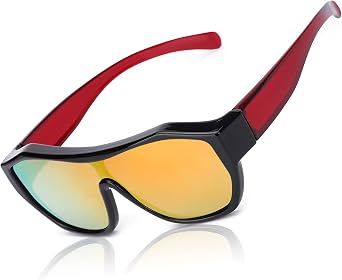 IGnaef Unisex Fit Over Sunglasses for Men Women Polarized Shades with UV Protection for Fishing IF5804