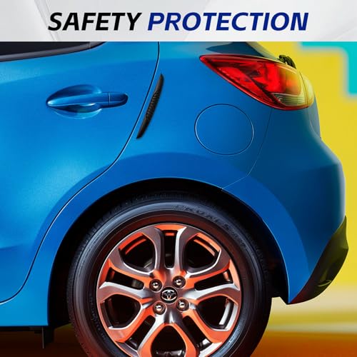 Richunie 10 Piezas Protector Parachoques Coche Protector Coche Protector Lateral Coche,Negro (2 Tamaños) - imagen 5