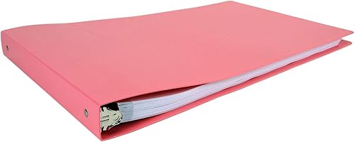 Vista 5 de Panel de polietileno de 11 x 17 pulgadas con un anillo redondo de 1 pulgada de escarcha transparente