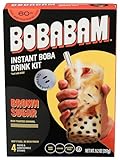 BOBABAM Brown Sugar Instant Boba Drink Kit- 4 pack