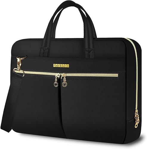 Ferkurn Funda para laptop de 17 pulgadas para mujeres y hombres, bolsa de computadora para HP Envy Pavilion OmenLG GramMSIDell XPSThinkpadASUS TUF