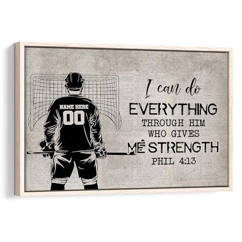 Personalized Hockey Poster