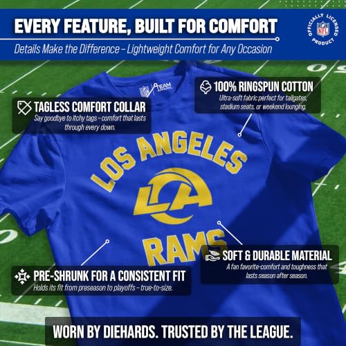Image of NFL Gameday Cotton Blend T-Shirt for Men and Women - Licensed