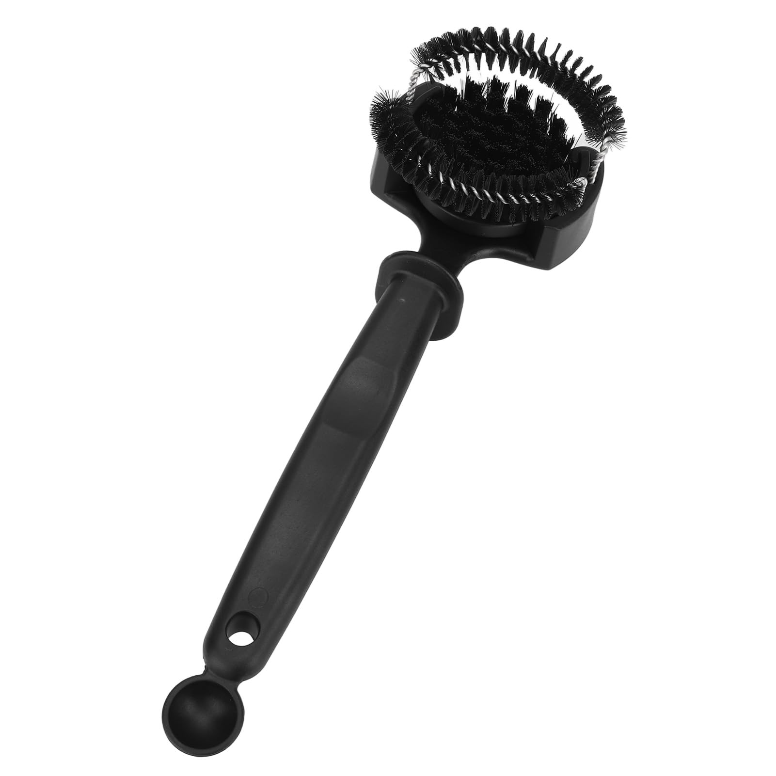 Spazzola Per Pulizia Macchina Da Caffè - Con Testina Staccabile E Manico In Legno Per Manutenzione - Foto 4